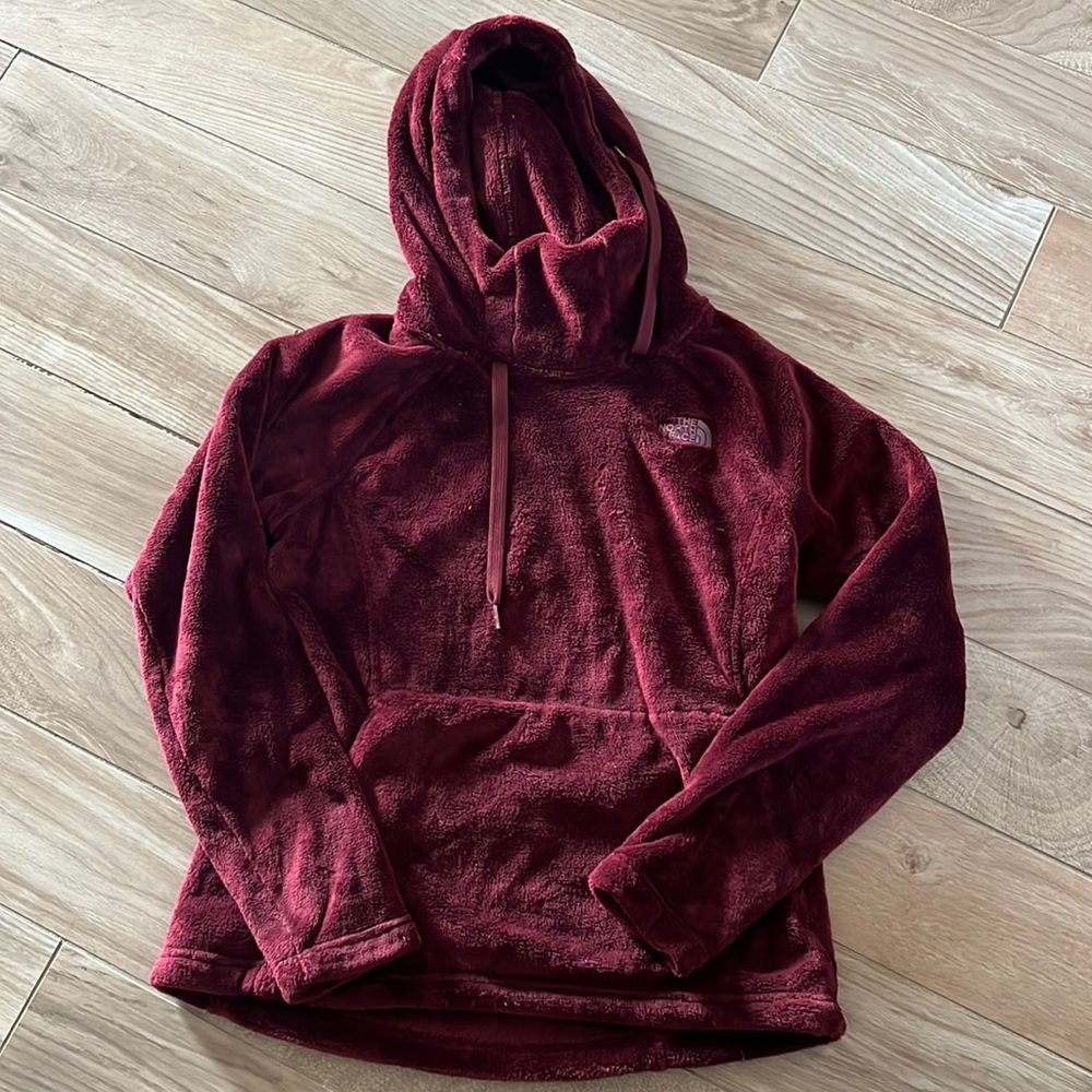 Women’s plush North Face hoodie